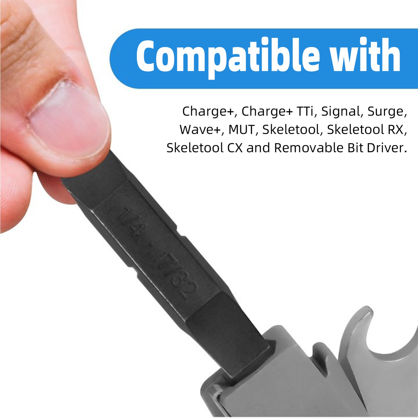 21pcs Tool Bit Set Attachment Compatible Charge Wave