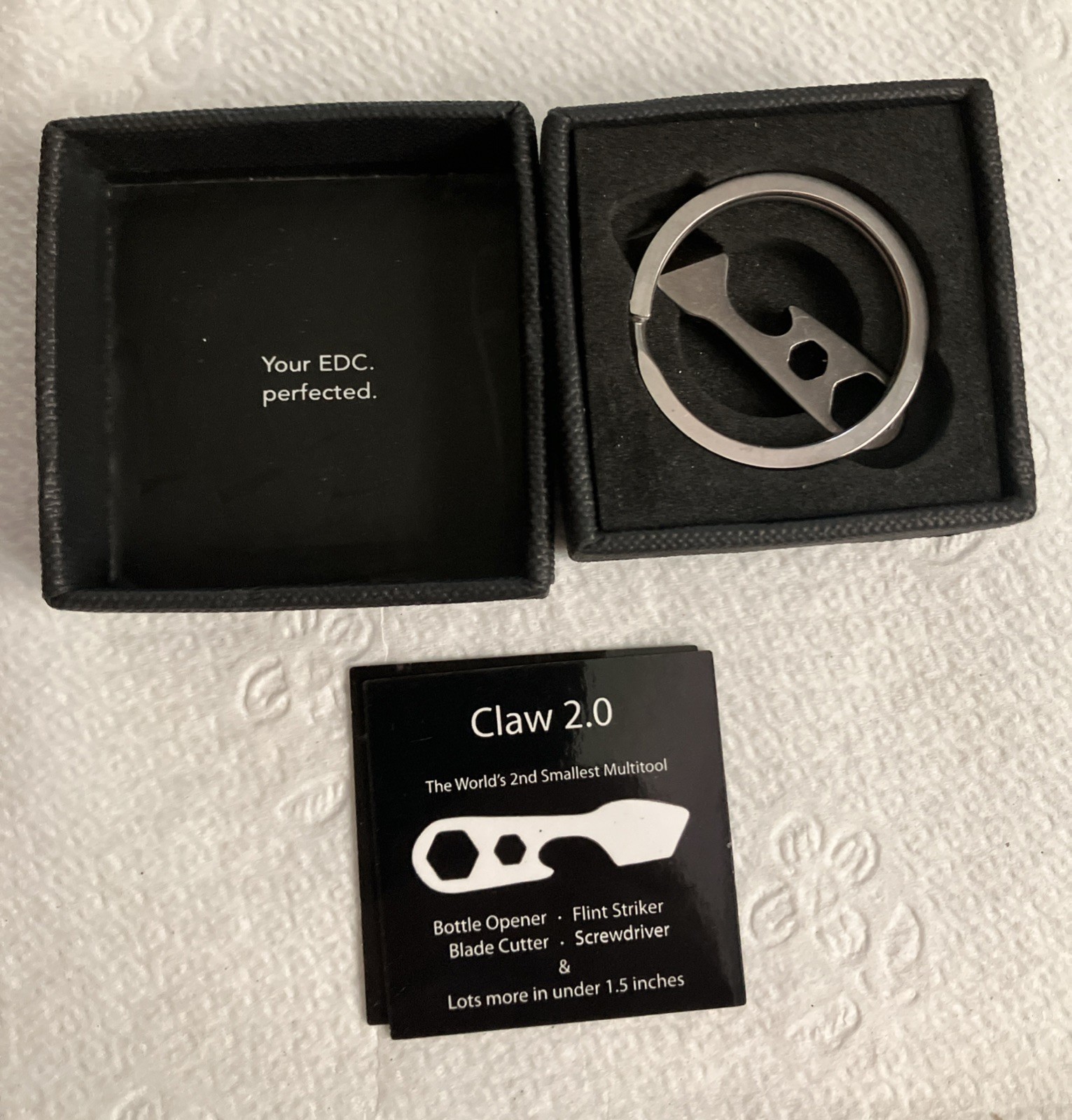 Claw 2.0 Multitool by Malboro & Kane – 40mm Grade 5 Titanium