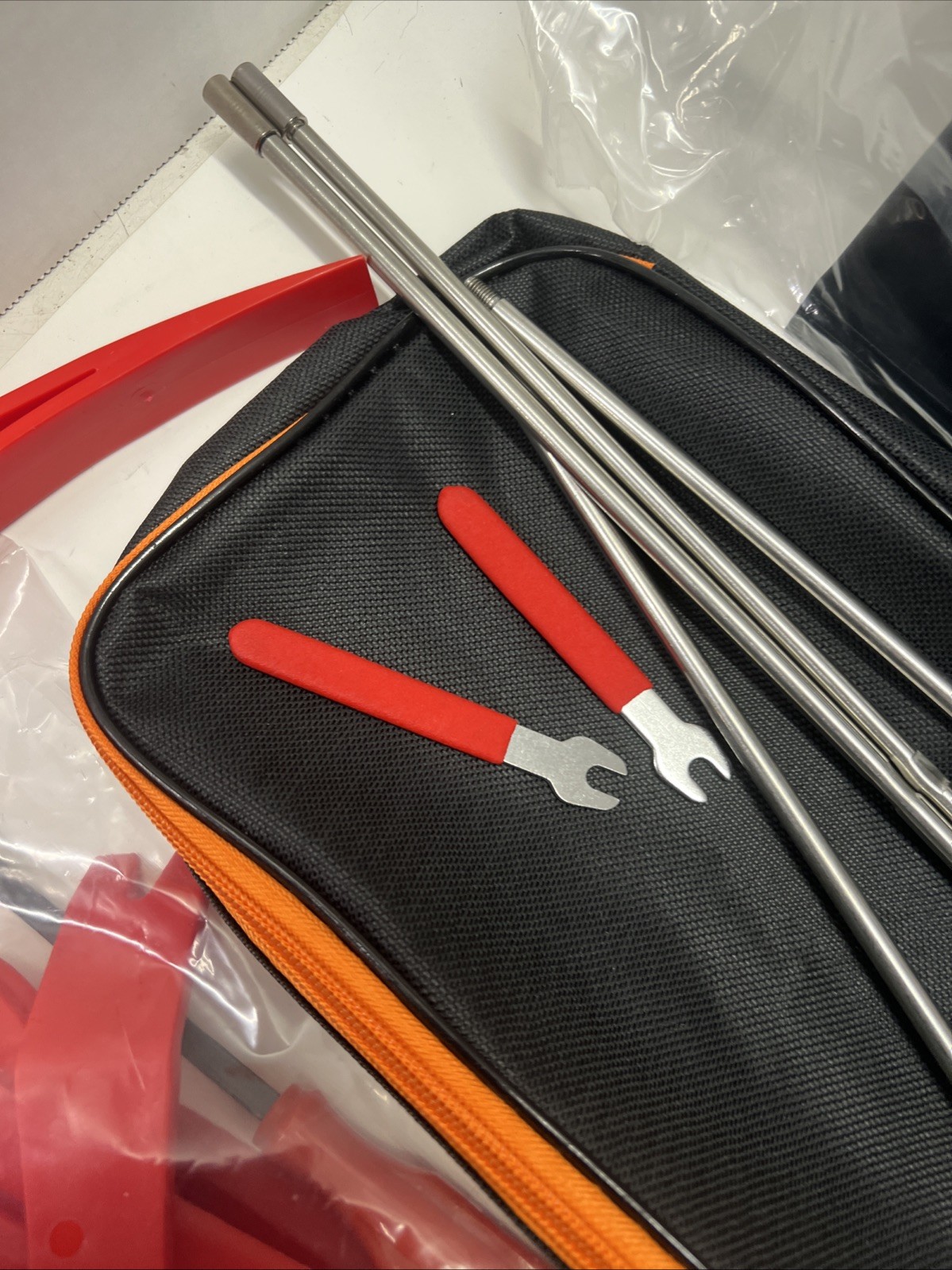 Wind Shear Portable Car Tool Kit, Multifunctional Stainless Steel Car Tools with