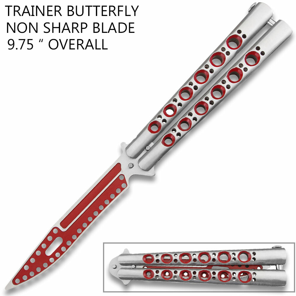 Non-Sharp Trainer Style Red and Silver Blade Ltd. Edition