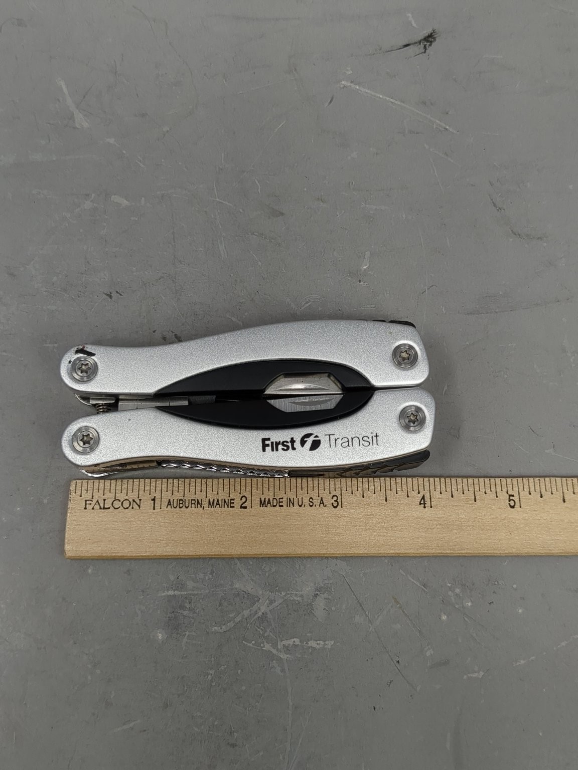 First Transit Multi-Tool Stainless Steel Pliers Knife Saw Screwdriver