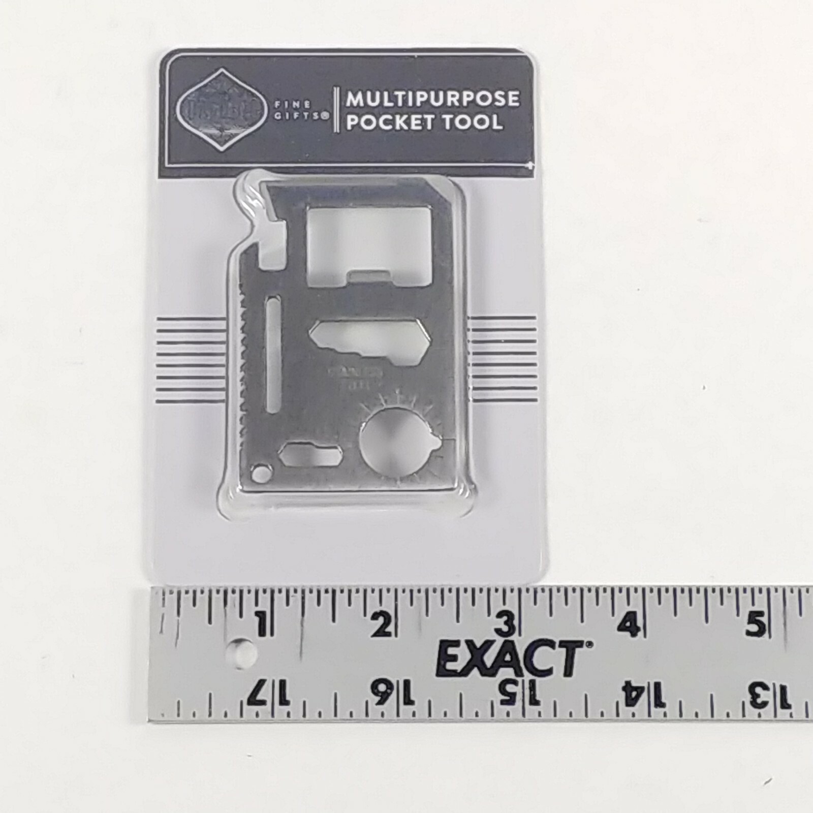 Multi Purpose Credit Card Pocket Tool With Lanyard Hole Can Opener Knife Saw