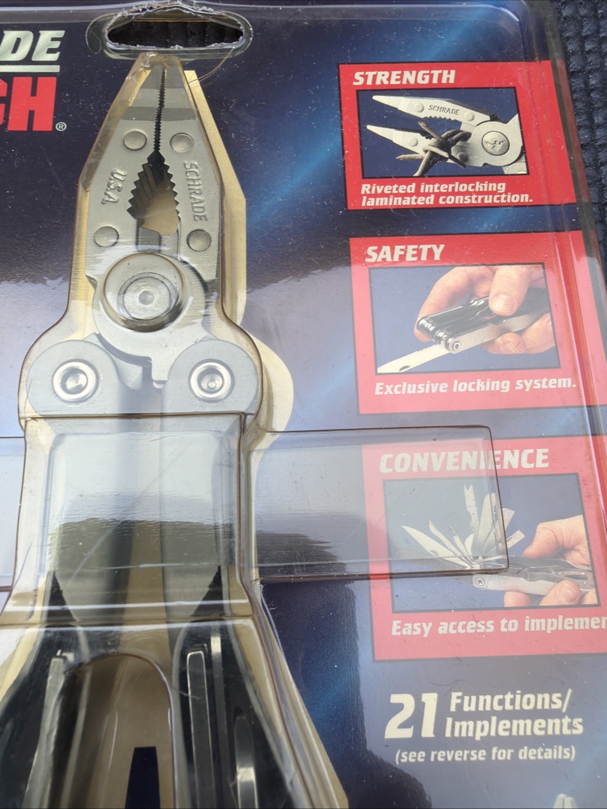 Schrade Tough Tool, ST1NCP- NOS Made in USA Multitool Rare Old Stock