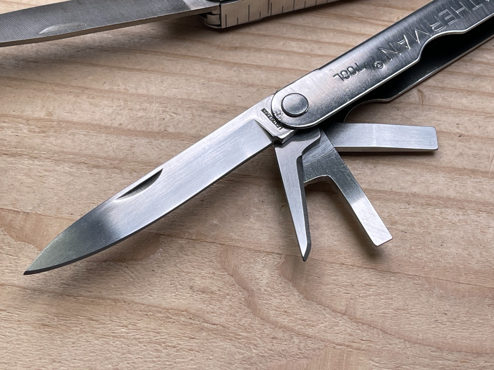 LEATHERMAN Tool PST Multi-tool Knife Japan Large Letter Riveted Original Sheath