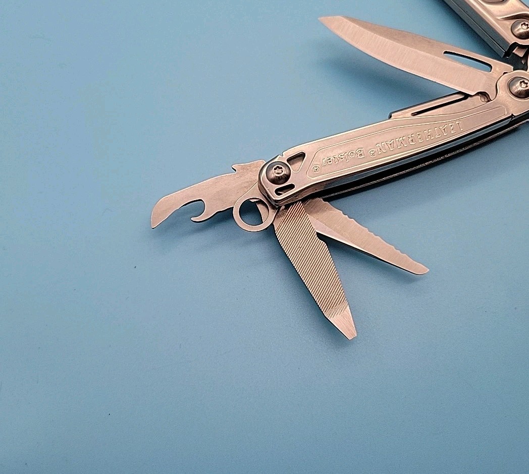 Leatherman Bolster Multi-Tool – Pliers, Knife, File, Screwdrivers, Bottle Opener