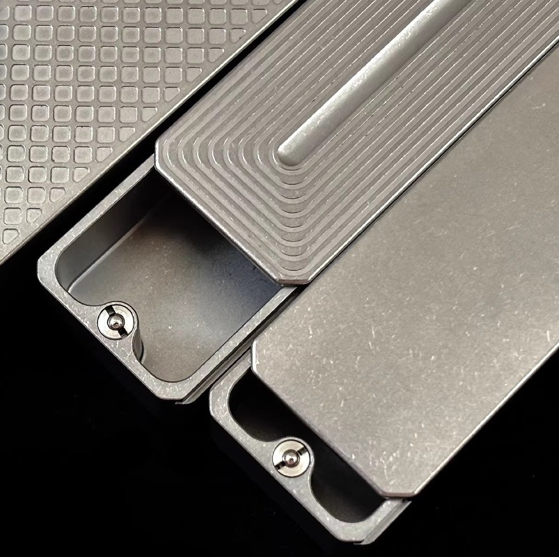 Premium TC4 Titanium EDC Box Multi Tool Lightweight Portable
