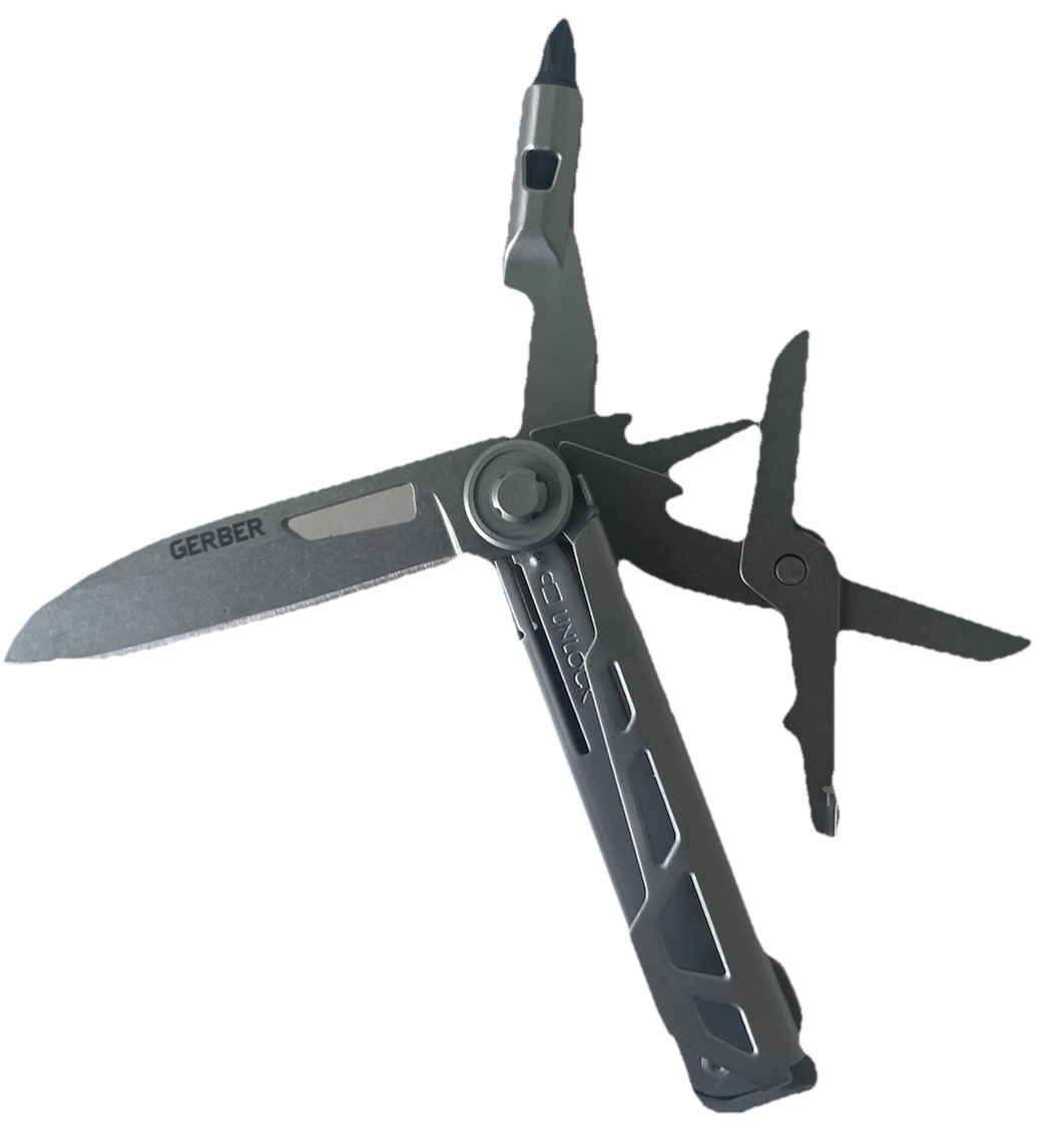 Gerber Armbar Drive 8-In-1 Multi-Tool Pocket Knife Orange 30-001587 EDC