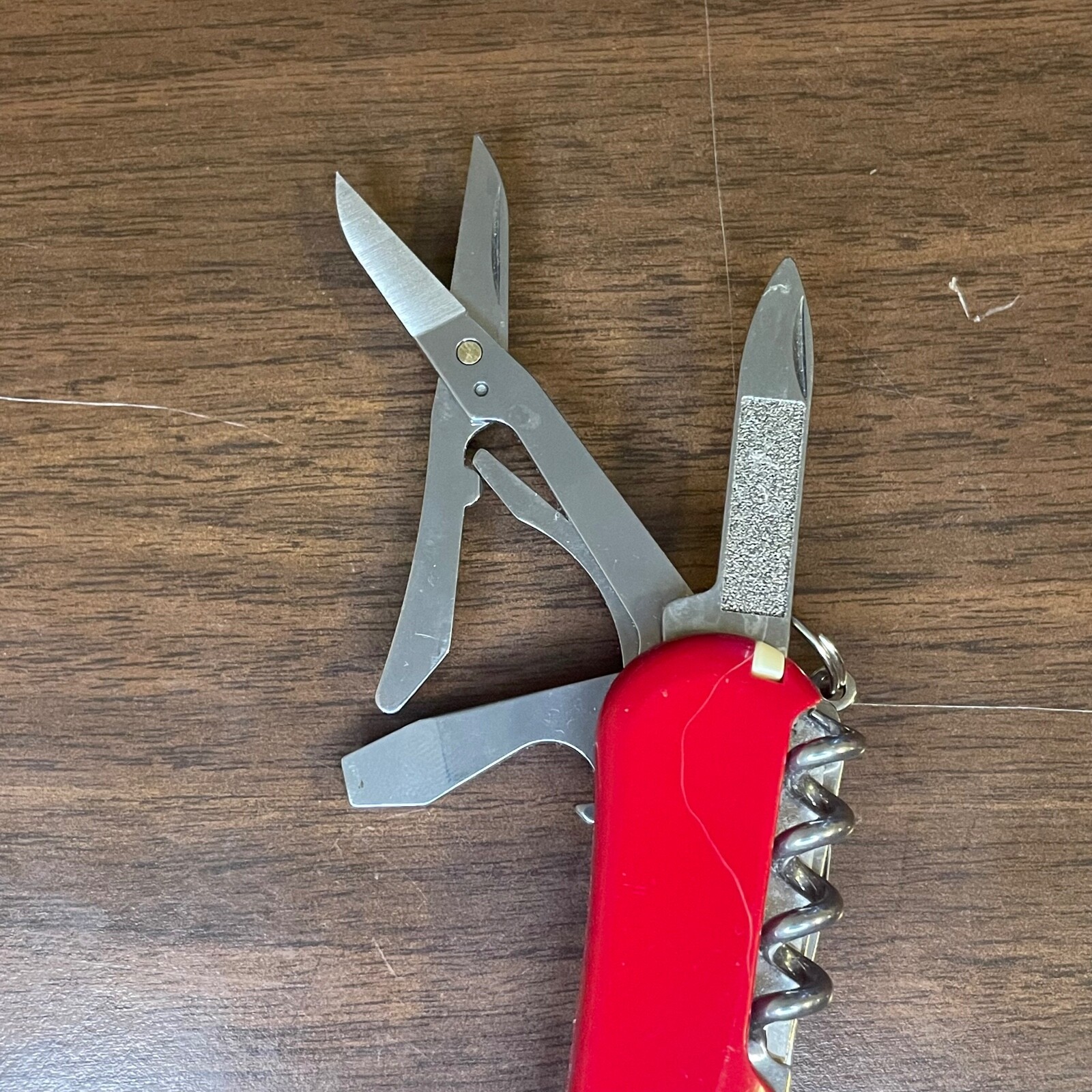 Red Victorinox Evolution 14 Swiss Army Knife- hunting, fishing