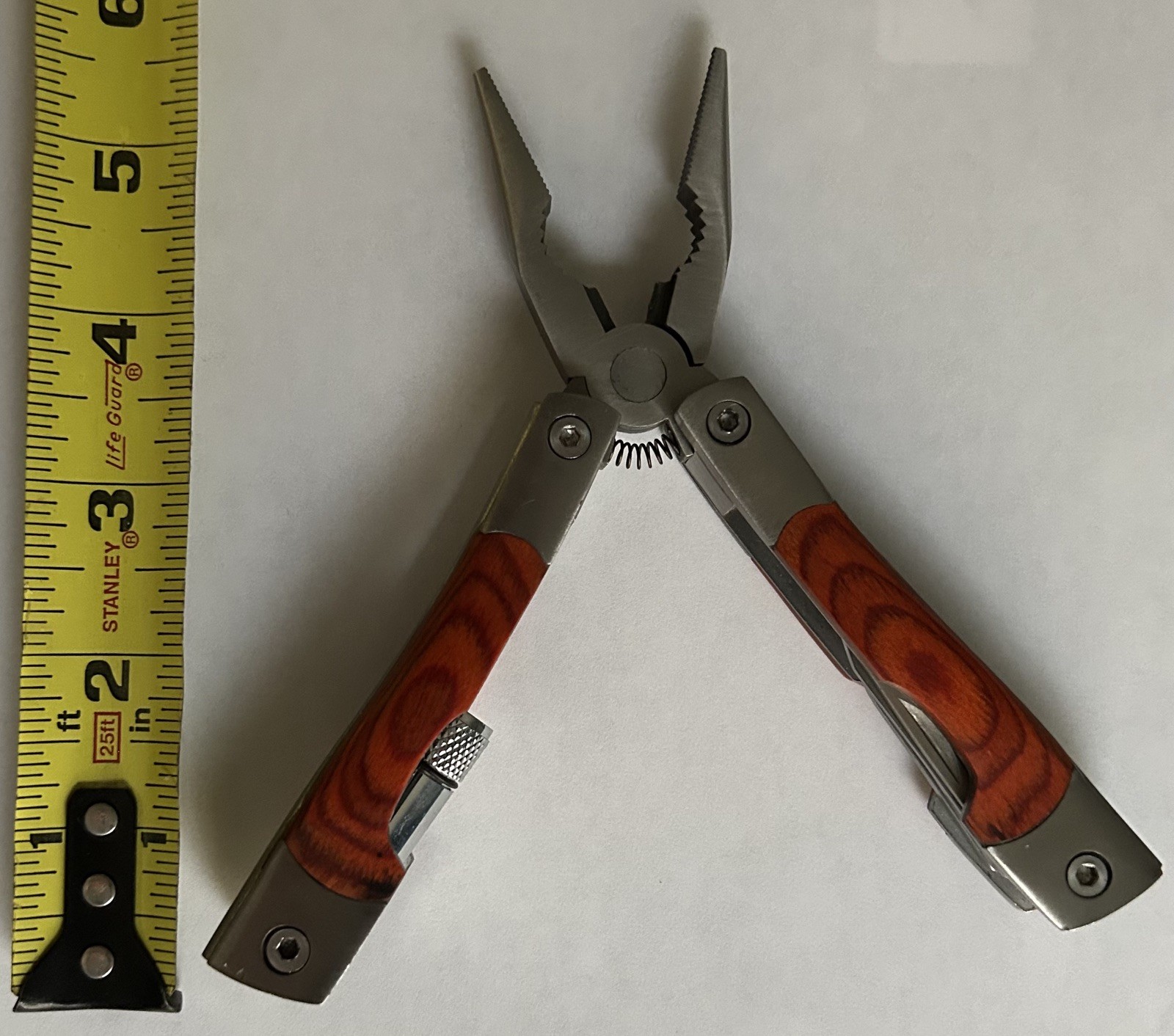 Stainless Steel 2CR Multi Tool 12 Tools Wood/Stainless New FREE SHIPPING!