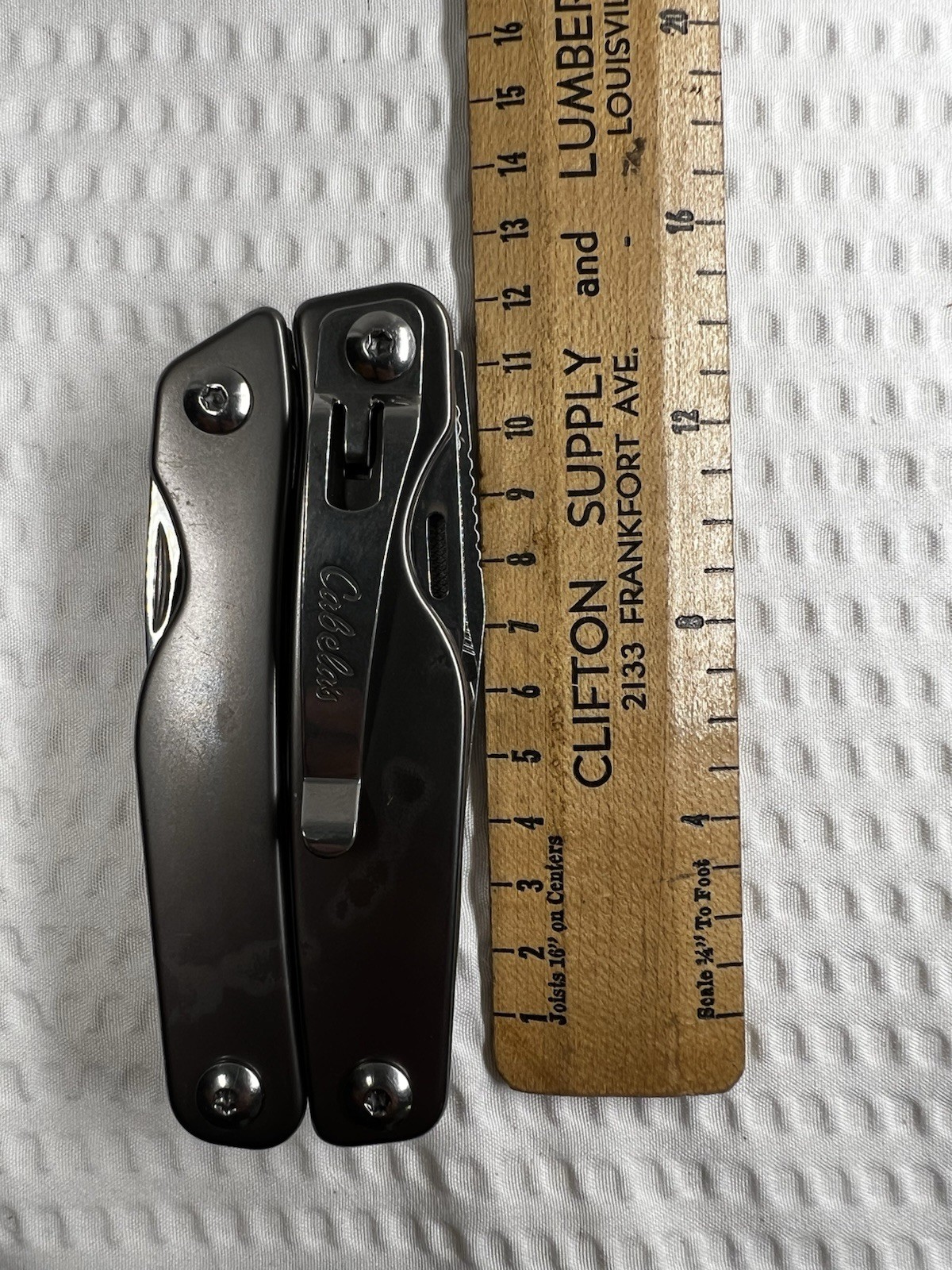 Cabela’s 14-in-1 Folding Multi-Tool Pliers Knife Stainless Steel