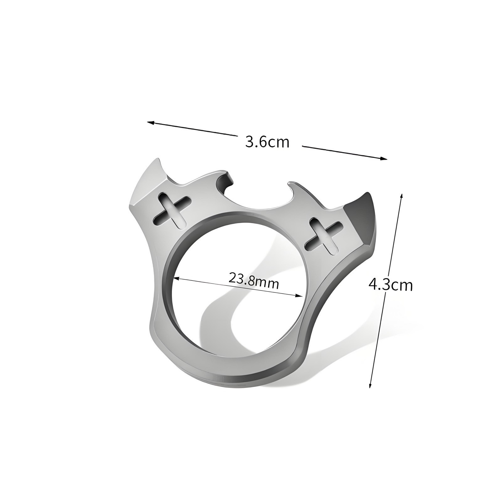 Titanium Alloy EDC Keychain Bottle Opener Ring Necklace Pocket Tool practical