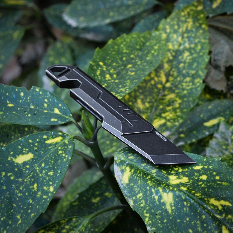 TC21 Titanium Alloy Thickened Pry Bar Outdoor EDC Multi Tool with Window Breaker