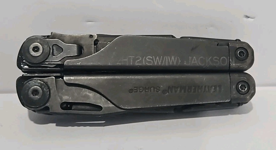 Leatherman Surge Black Oxide multi-tool! Rare US Navy Issued!