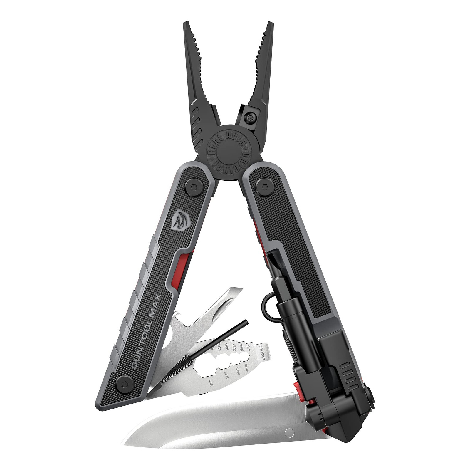 Real Avid Gun Tool Max, 37-in-1 Multitool for Gunsmithing, Includes Pliers, …