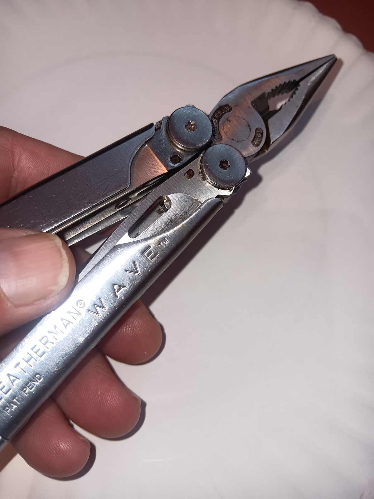 OG Leatherman Wave Multi Tool w/ Brown Leather Case / Code 0302 XLNT SHAPE USA