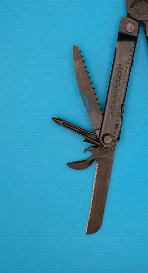 Leatherman Rebar Multi-Tool! BLACK OXIDE! WITH SHEATH!