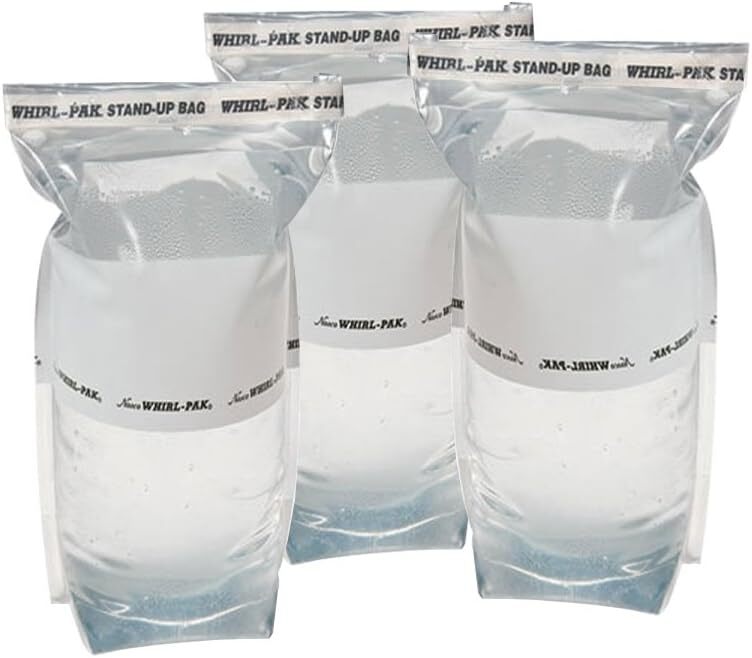 Survival Water Bags – Outdoors and Camping 1 Liter Stand Up Emergency Water Bag