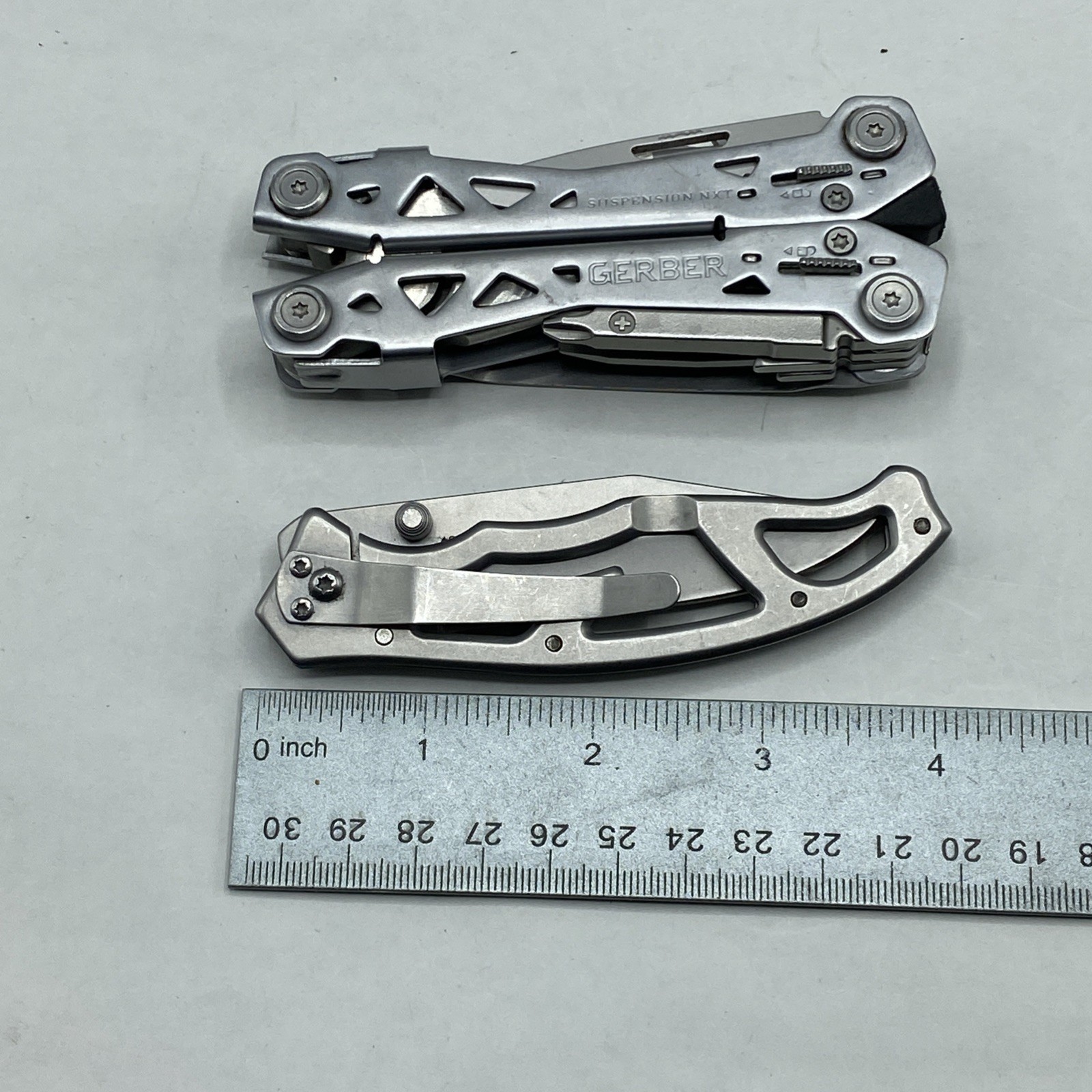Gerber Suspension NXT & Paraframe I Knife Combo – Silver