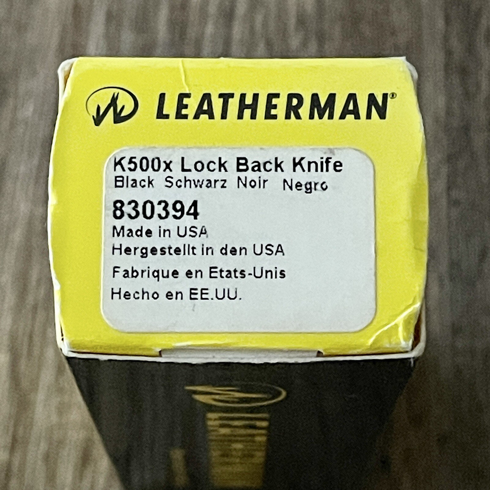 Leatherman K500X black Knife-Multitool (Similar to K502X , k503x Series)