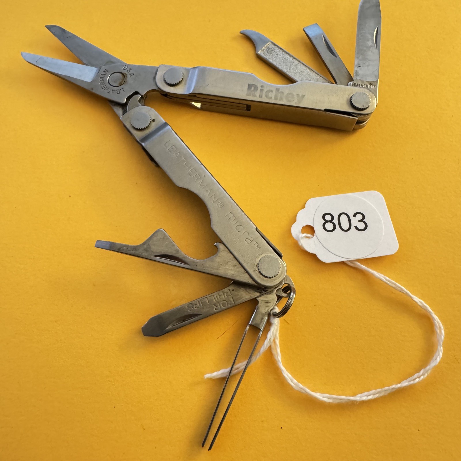 Leatherman Micra Multi Tool Pocket Knife Scissors Stainless EDC #803