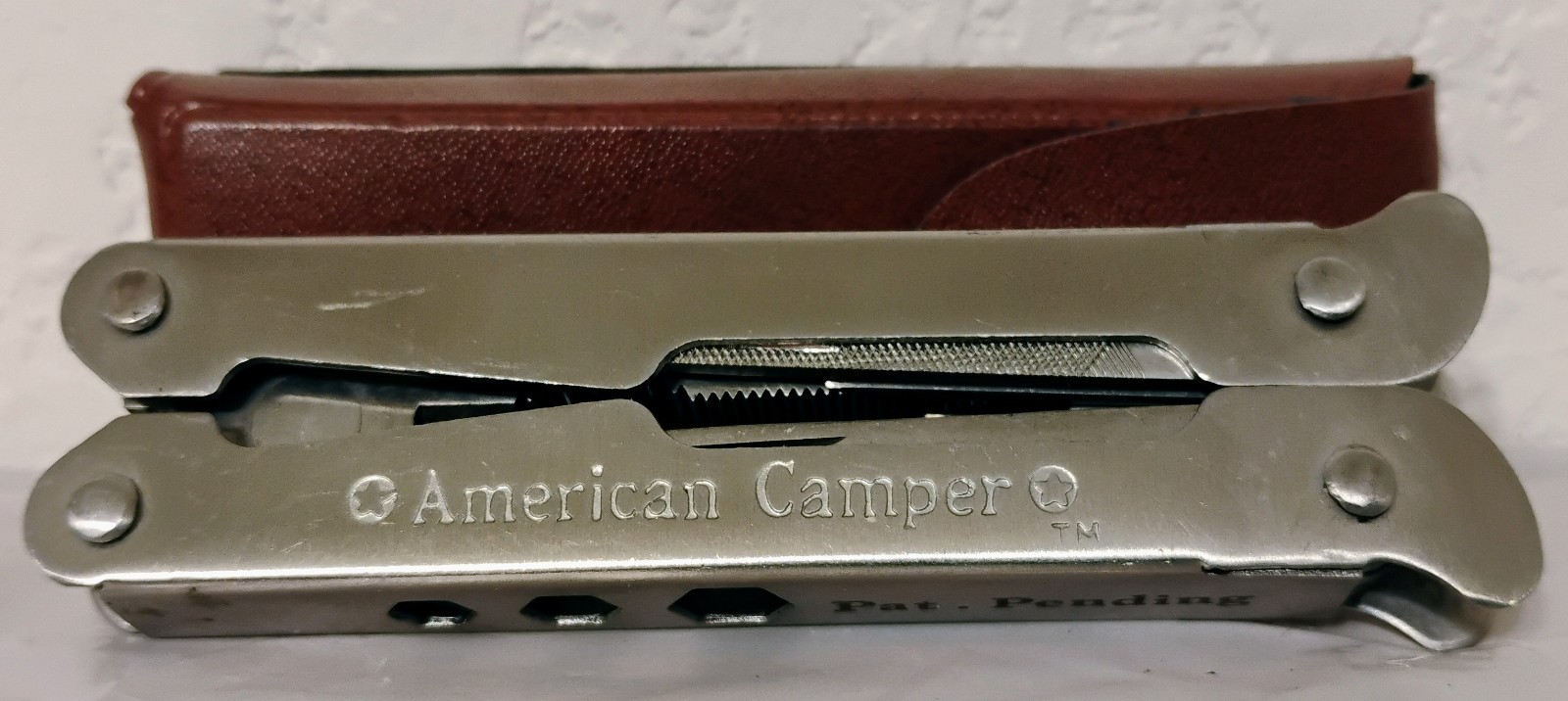 VINTAGE AMERICAN CAMPER MULTI TOOL w SHEATH