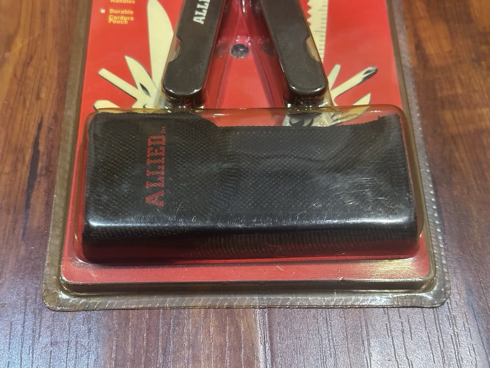 Vintage 1998 Allied 15-in-1 Pocket Knife Pliers Folding Multi Tool w/ Pouch New