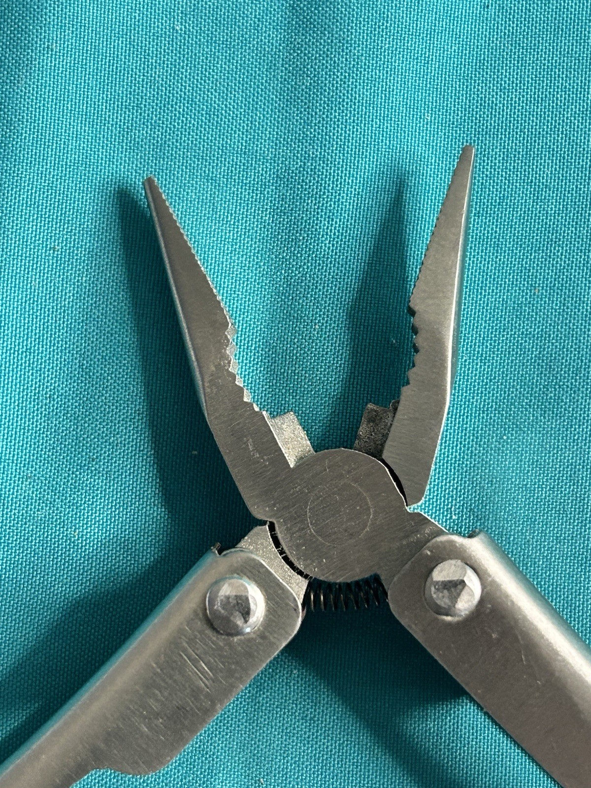 Lot of 2 Keychain Multi-Tools GRIP 6-in-1 LED Torch Tool Micro Folding Pliers