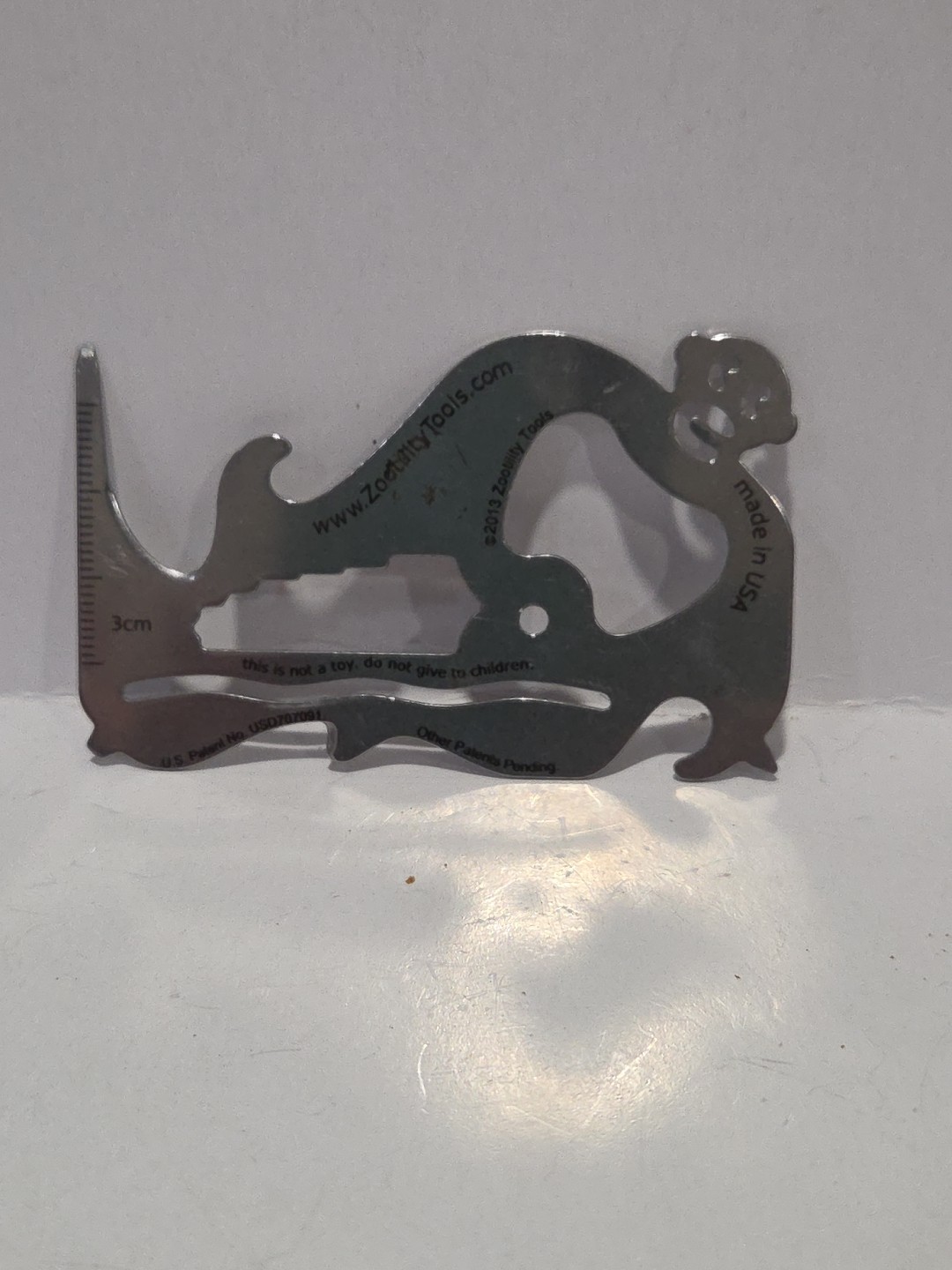 Zootility Tools Pocket Monkey Flat Multi Tool Fits Your Wallet Stainless Steel