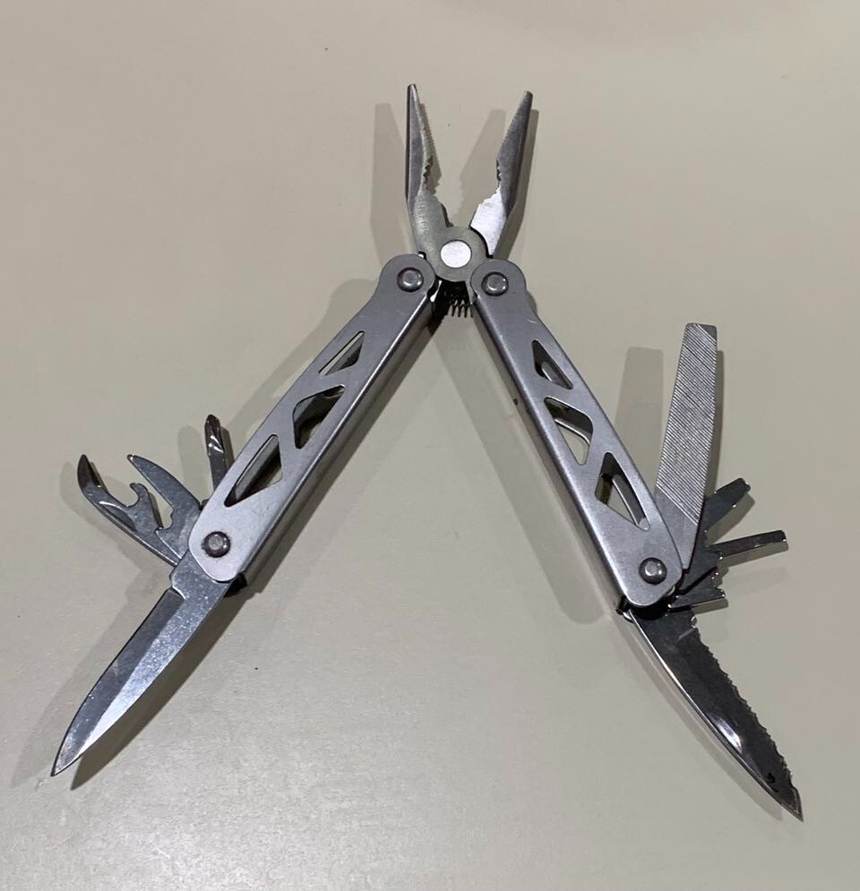 Sheffield Multi Tool Pliers Knife File etc.. Style 9-in-1 Camping Hiking