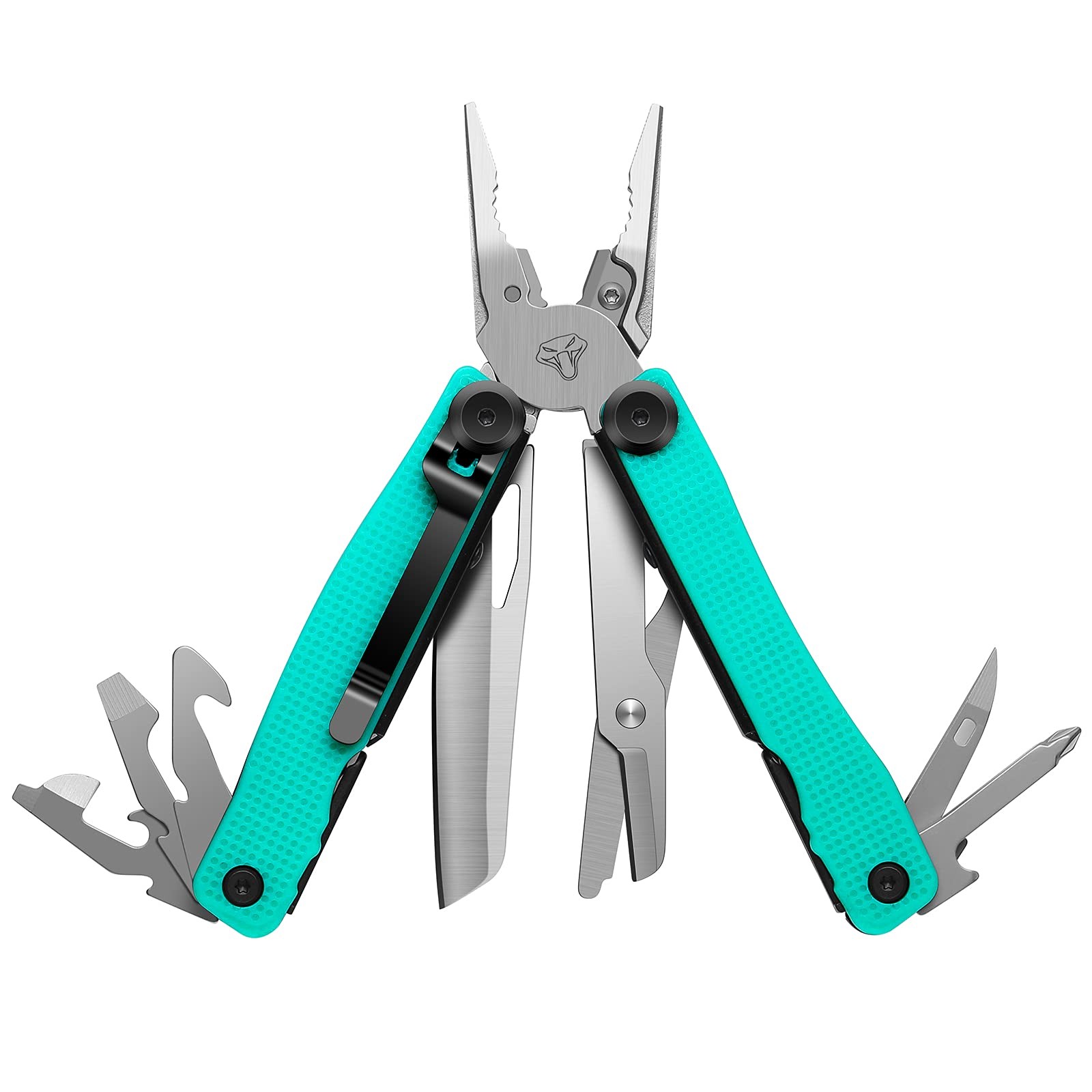 Multitool Pocket Knife for Men Women, Tactical Multi-Tool Pliers, Scissors wi…