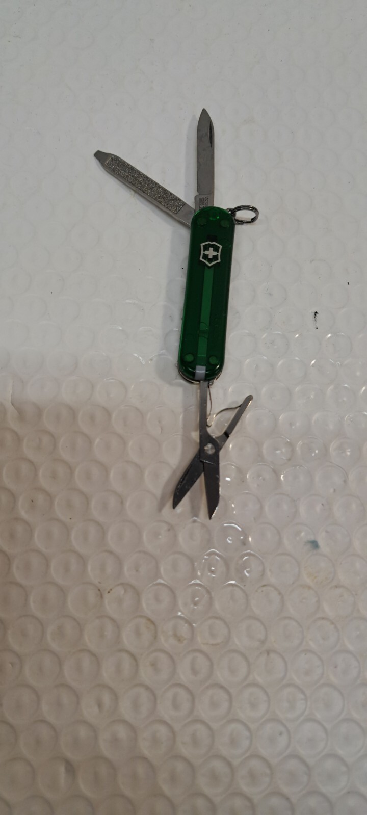VICTORINOX CLASSIC SD 58MM SWISS ARMY KNIFE POCKET KEYCHAIN TRANSLUCENT GREEN