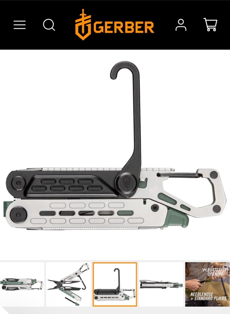 Genuine Gerber StakeOut Spark Baltic haze Multi Tool #8971124A – New W/Box
