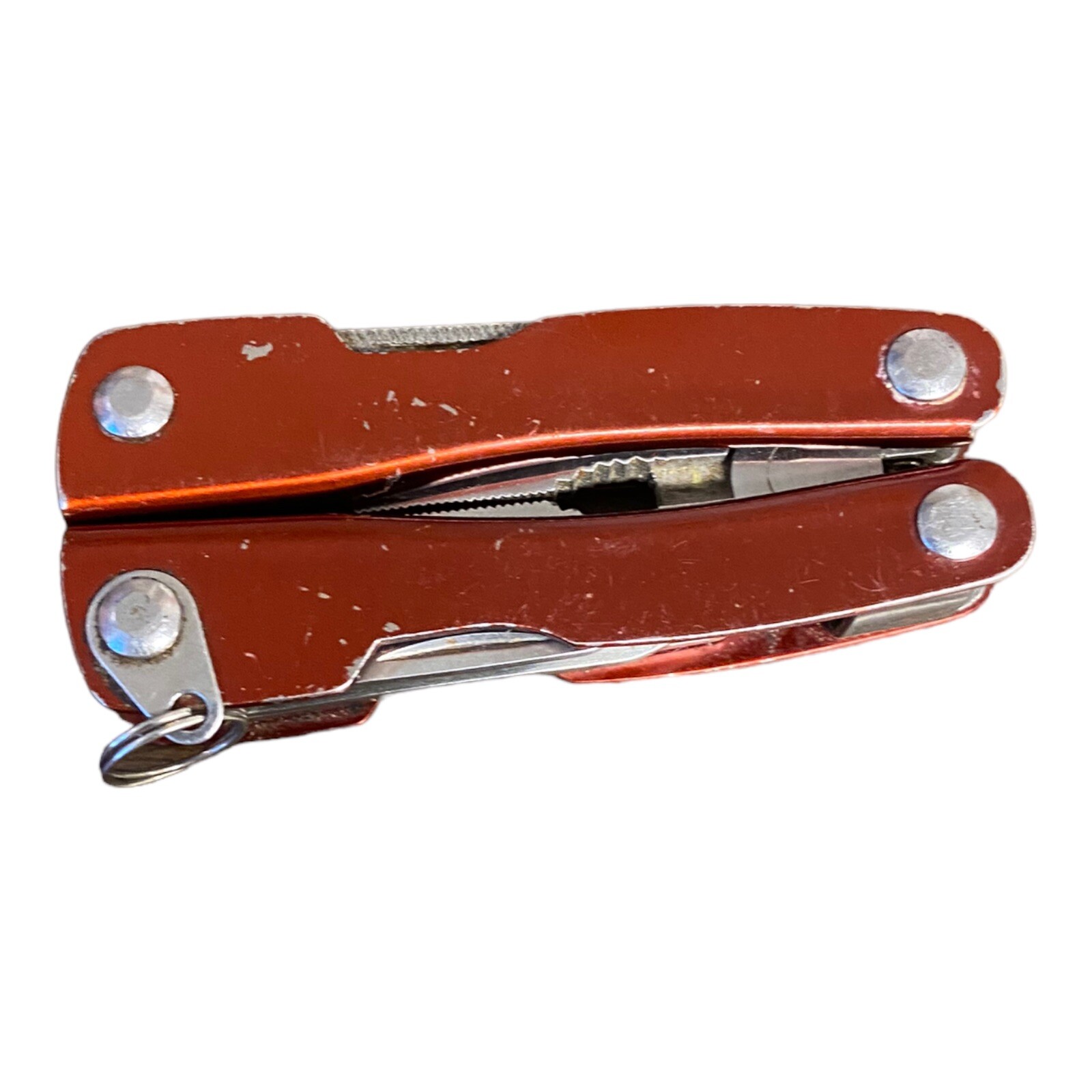 The Sharper Image® Red Pocket Knife Multi-Tool Knife