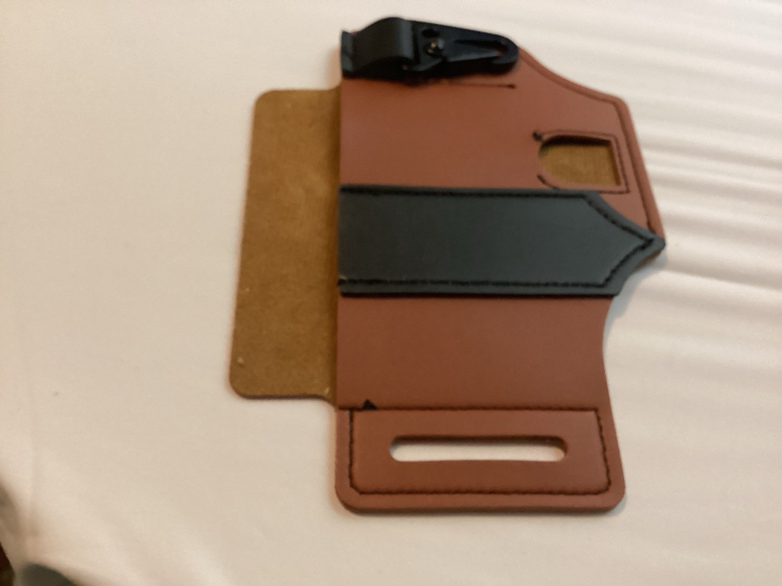 Multitool PU Leather Sheath EDC Pocket Organizer Man Sheath With Pen Holder US