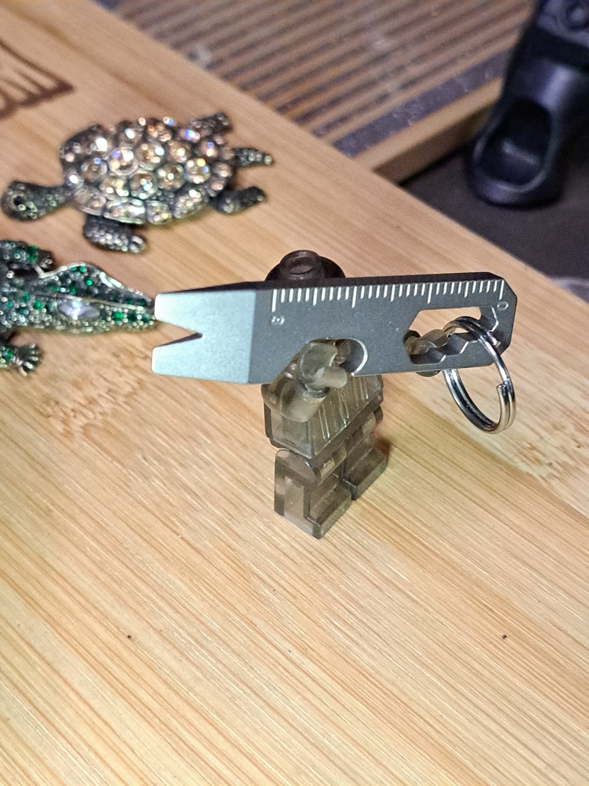 MINIMALIST EDC TITANIUM KEYCHAIN MULTI-TOOL BOTTLE OPENER