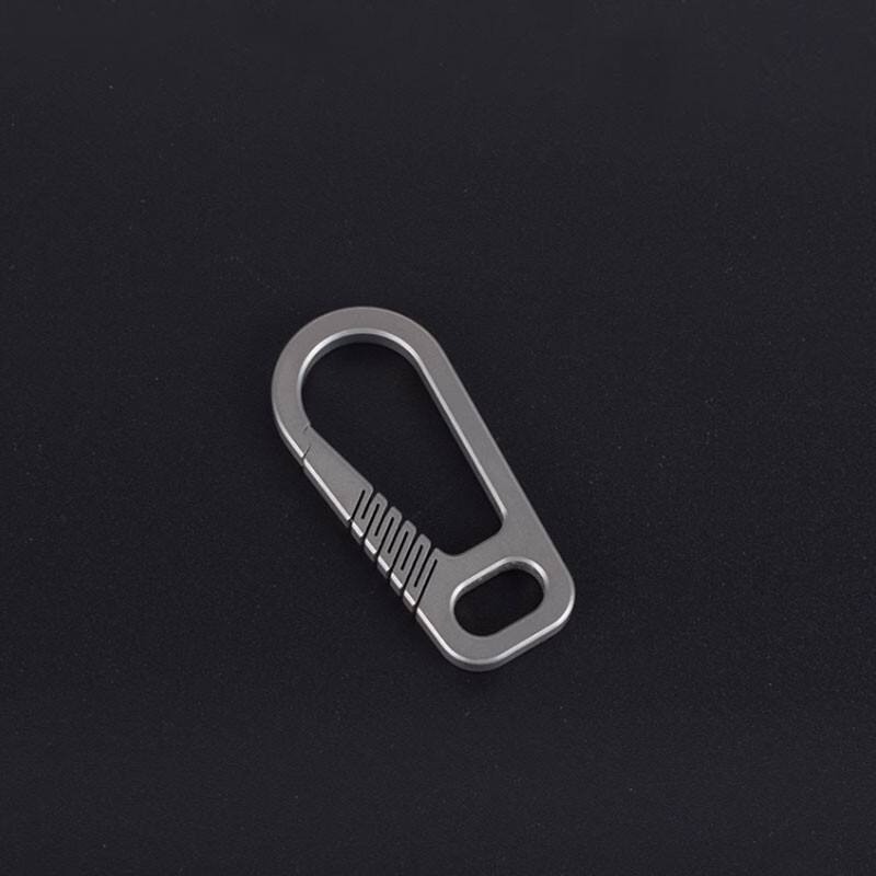 TC4 Titanium Alloy Keychain Backpack Hanging Buckle EDC Outdoor Key Carabiner