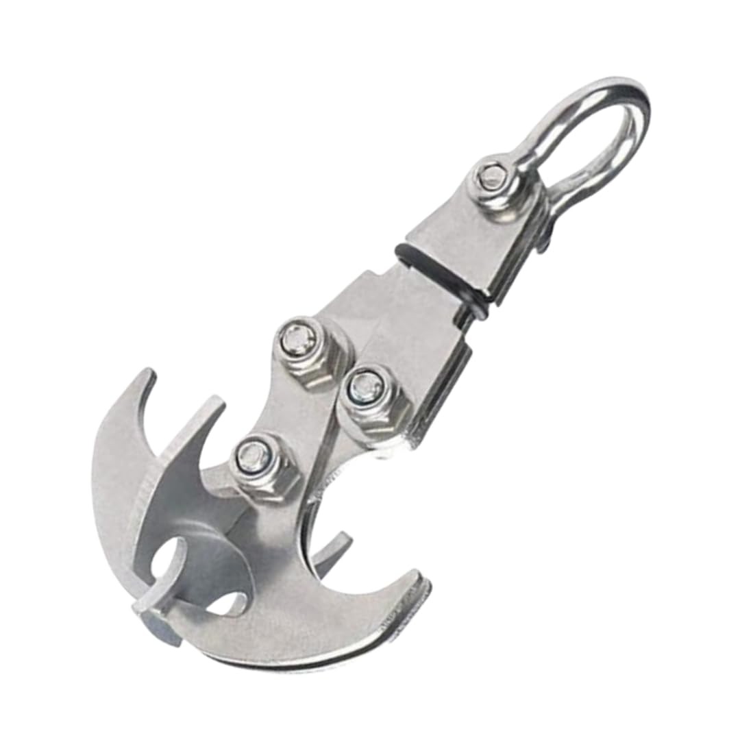 Grappling Gravity Hook Survival Carabiner Stainless Steel Multifunctional Res…