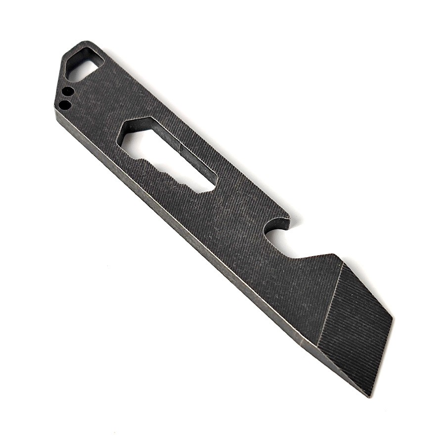 4cr13 Steel Pocket Pry Bar 10cm with Hex Wrench Multi Tool Defense Survival