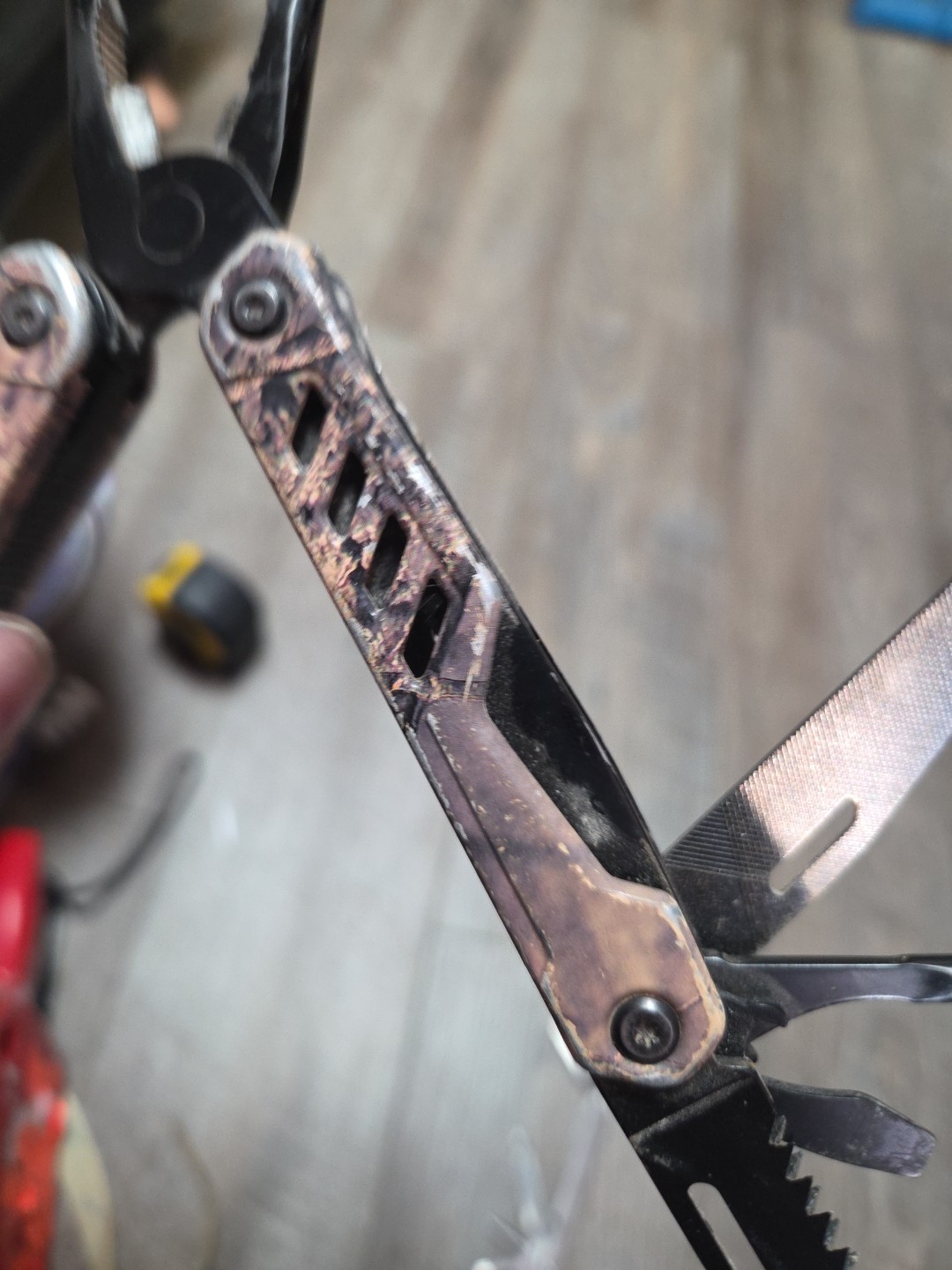 Camo Multi tool Pliers. Used Not Branded