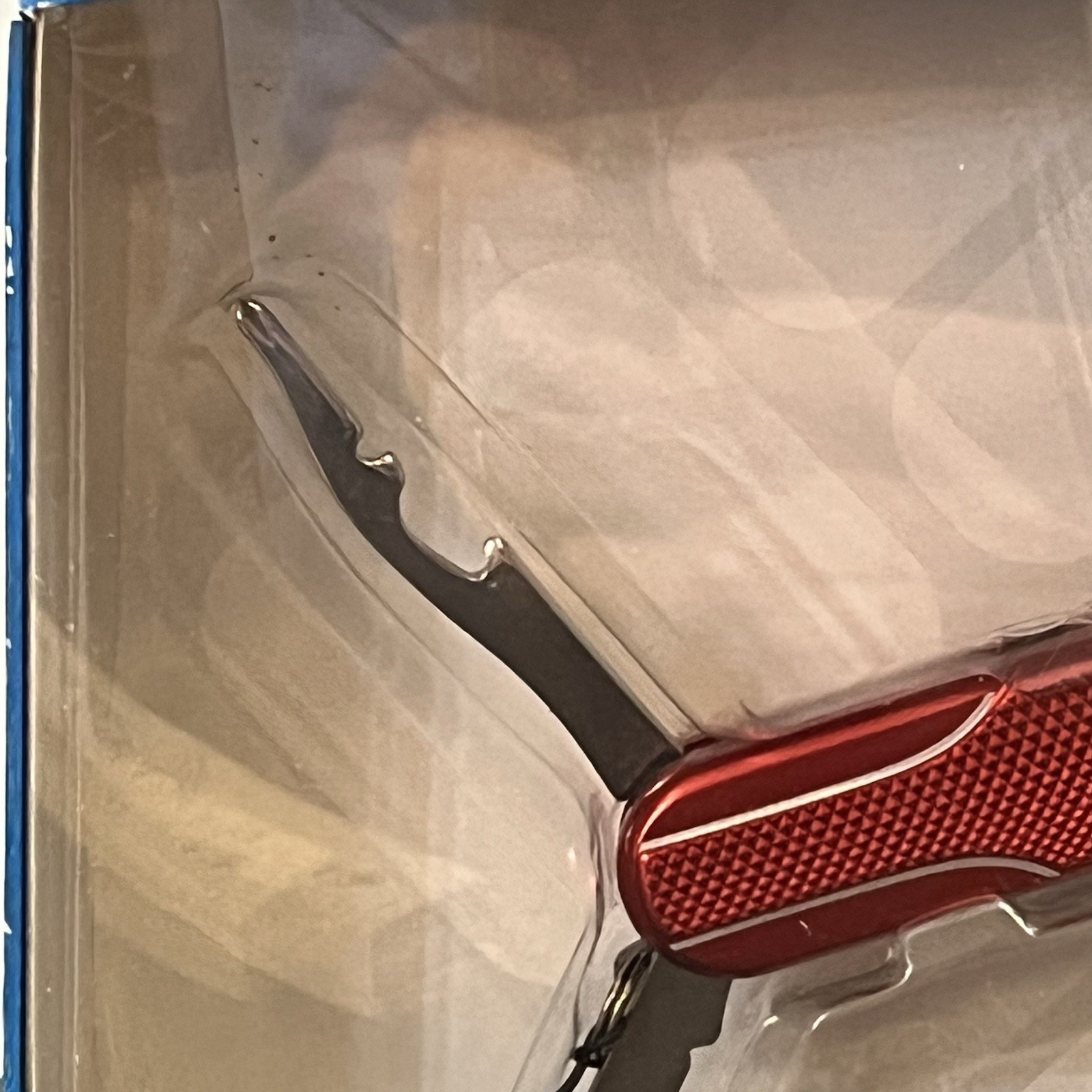 COLUMBIA 10 Function RED Pocket Tool Knife Scissors Strap w/ Light NEW Sealed