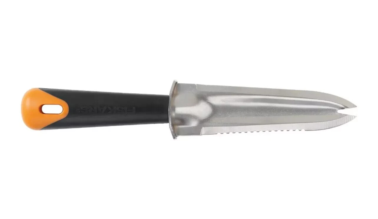 NEW – Fiskars Multi-Purpose Planting Tool / Knife – Serrated Edge & Forked Tip