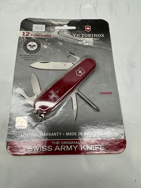Victorinox Swiss Army Knife Tinker -12 Functions-RED*New Box Damage