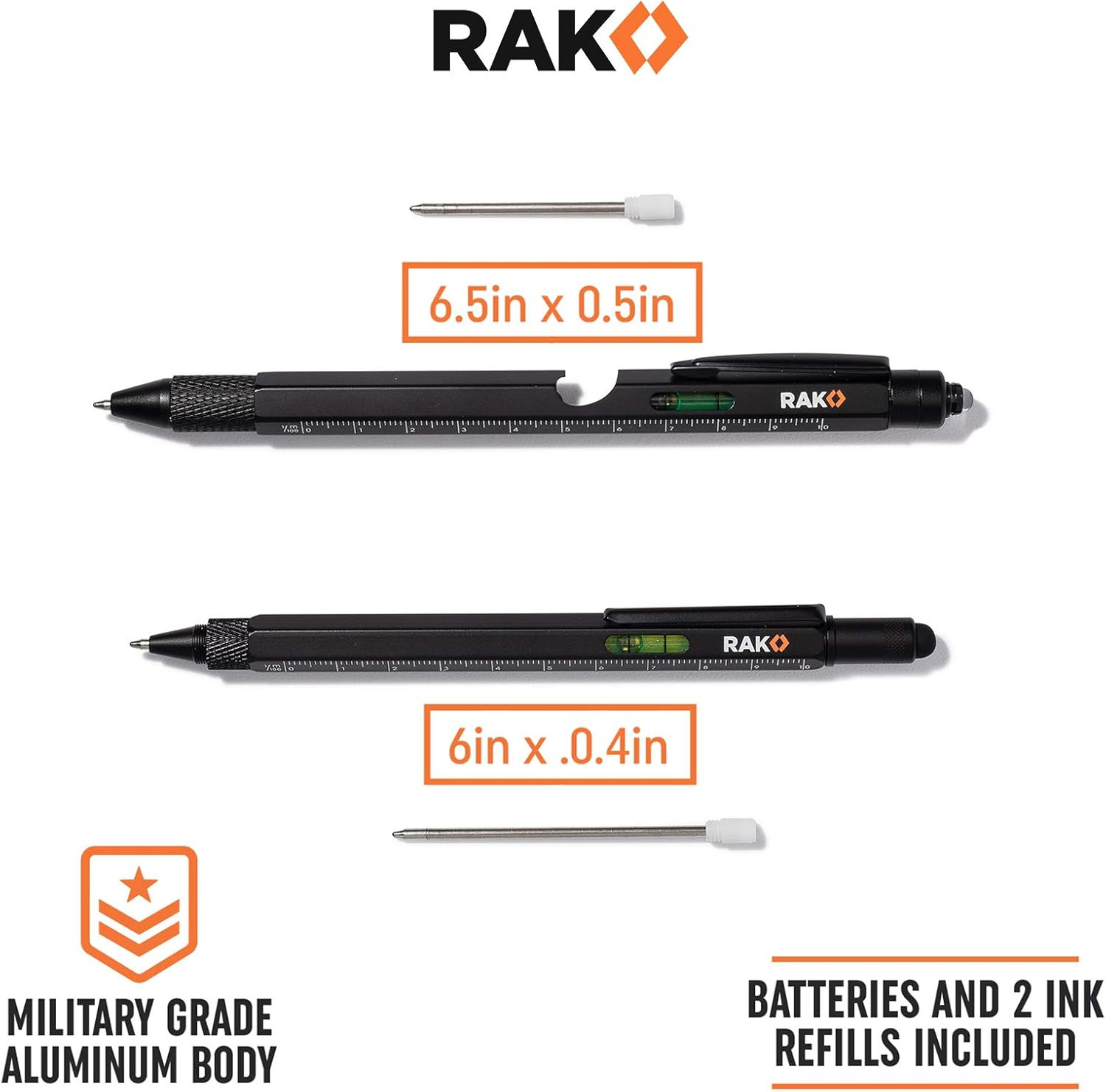 Multitool Pen – Multi-Tool Pen Set 11 in 1, LED Light, Screwdrivers, Level, Rule