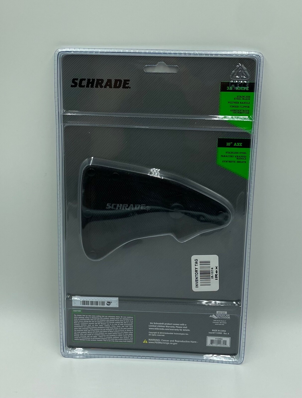 Schrade Portable Axe and Knife Combo 1132984