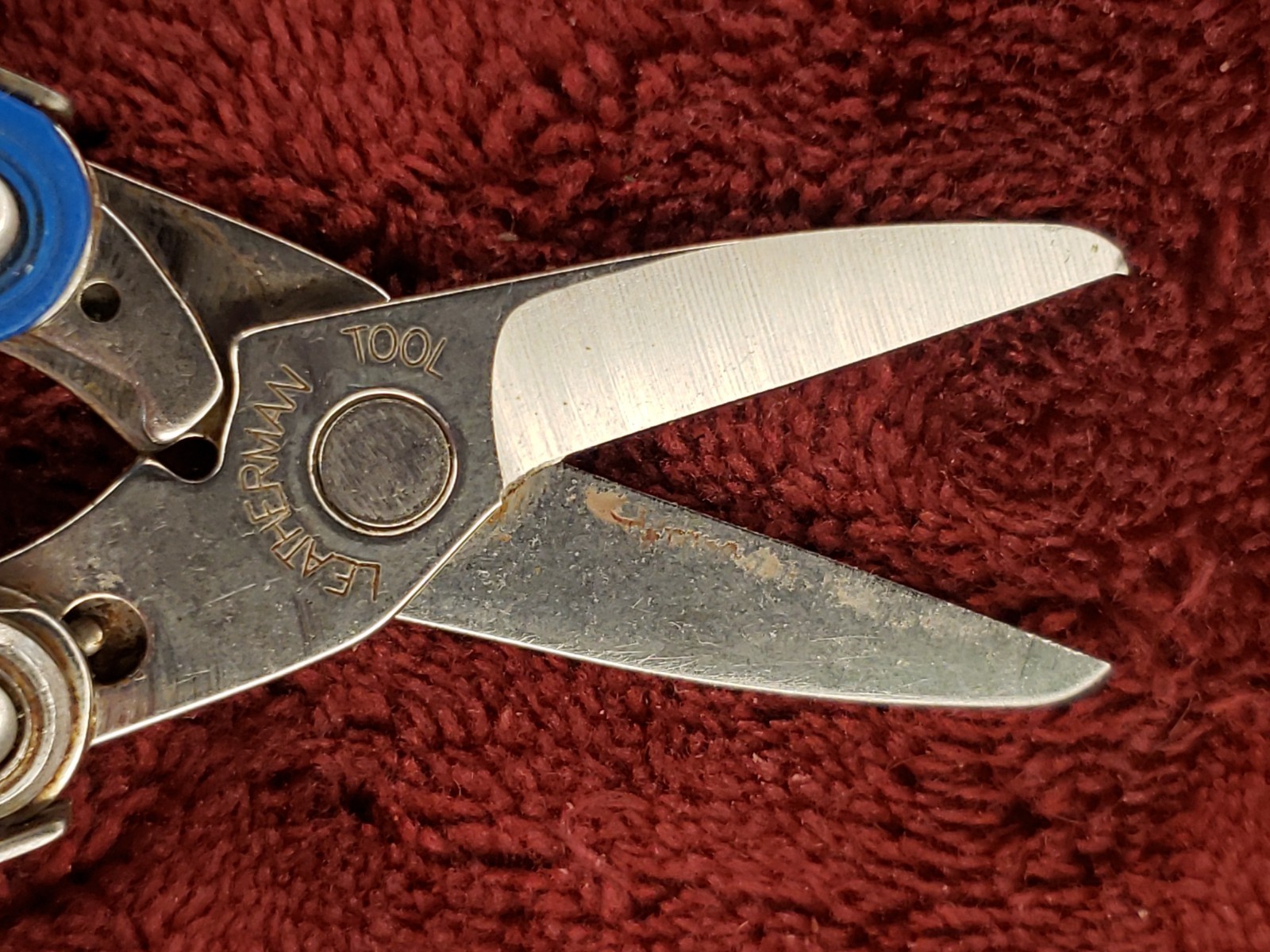 🔪🔪 Leatherman Style CS Multi Tool Blue Scissors