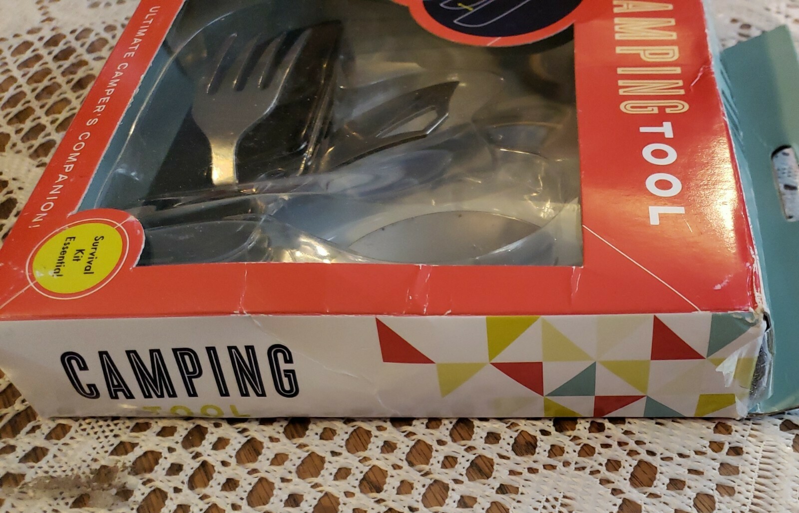 Ultimate Camping Utensil Survival Tool w/Knife, Fork, Spoon! New Old Stock Read