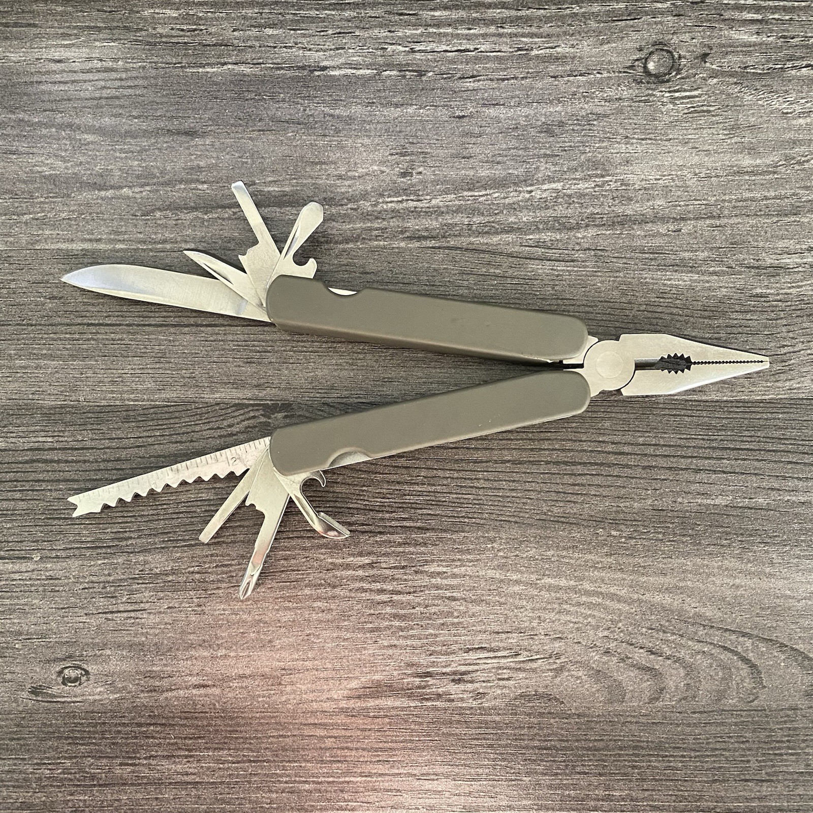 Lot of 5 Generic Multi Tools Pliers Screwdrivers Knife and More