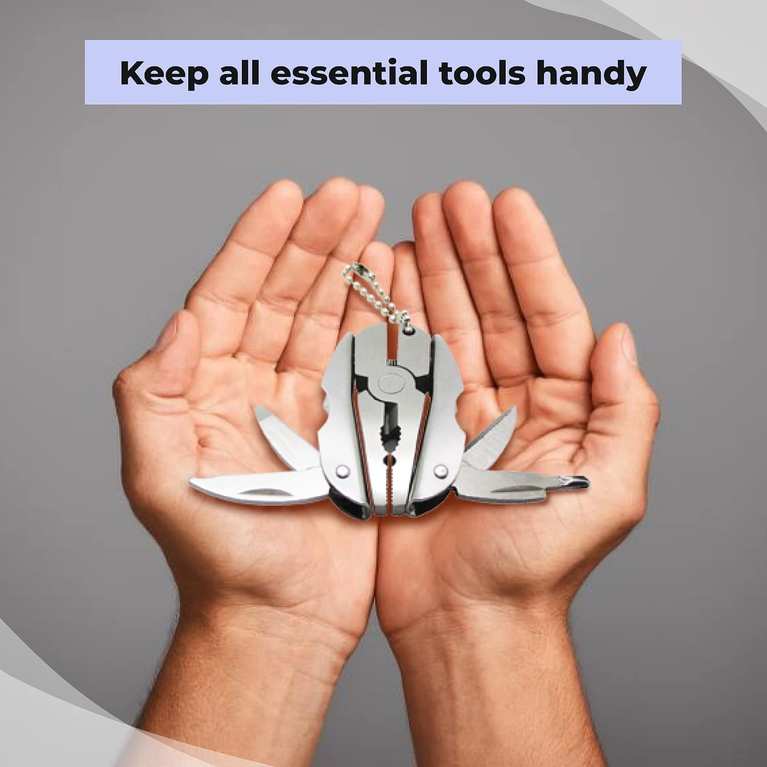Multifunctional Stainless Steel Pliers & Mini Wrench Tool Set – Compact 5-in-1