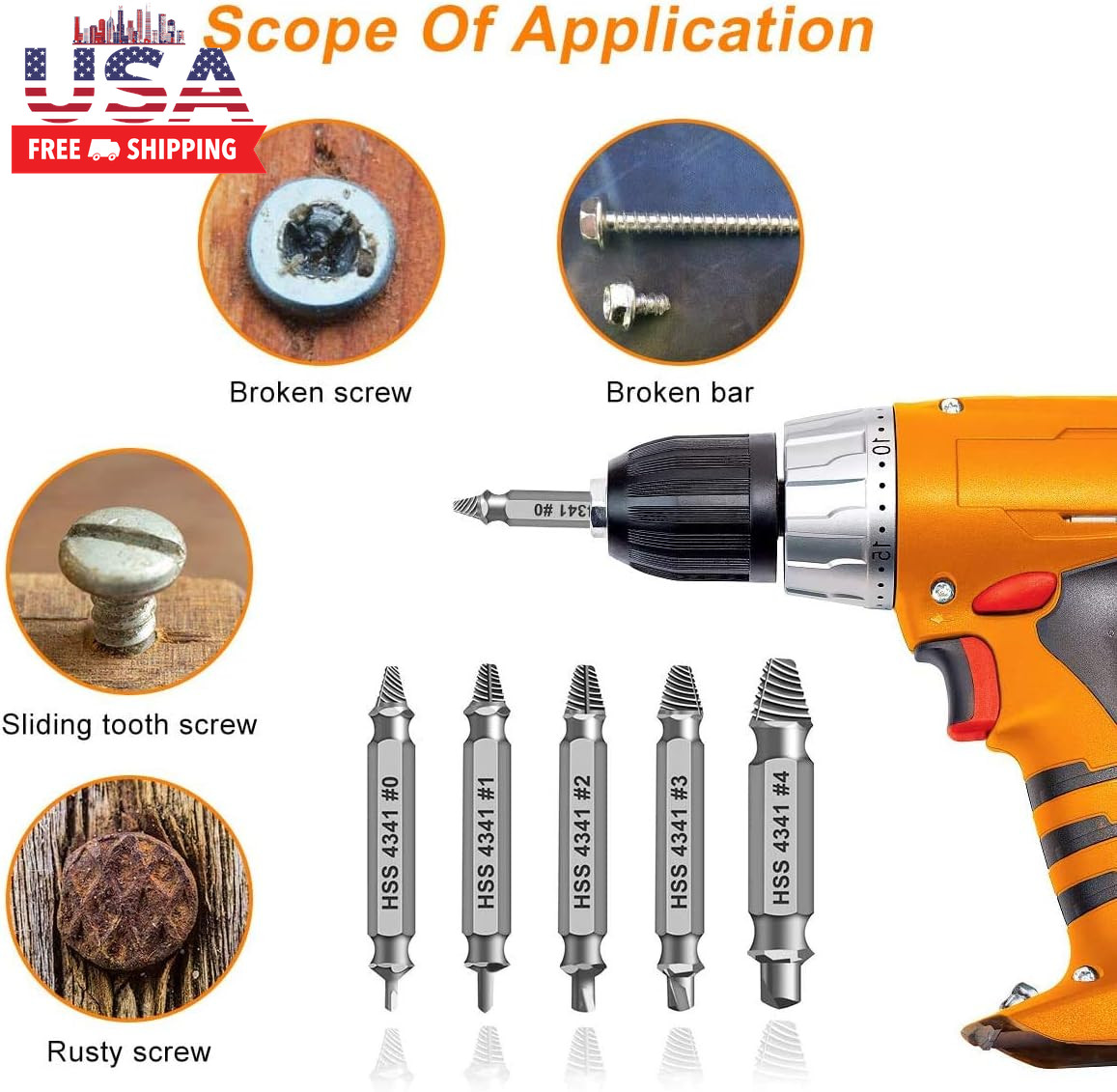Gifts for Men,Damaged Screw Extractor Set,Christmas Stocking Stuffers for Adults