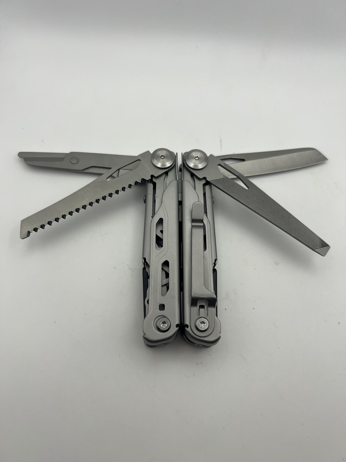 Multitool Stainless Steel Pliers Knife Saw File Screwdrivers With Sheath Camping